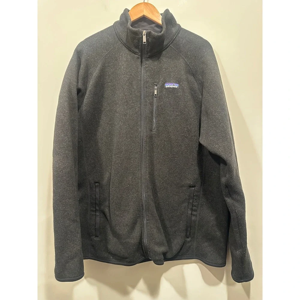 Patagonia Better Sweater Full Zip Fleece Jacket Mens XL Charcoal Grey Heather
